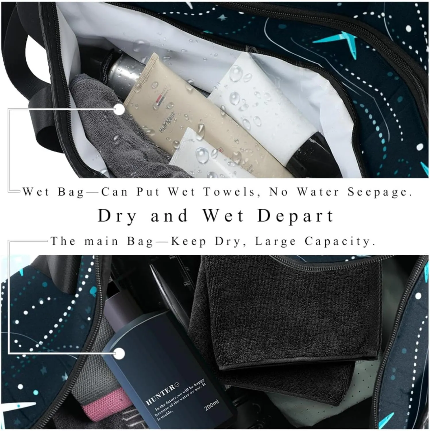 Travel Bag,Mens Gym Bag,Womens Gym Bag,Airplane Line Gray Print,Sports Bag