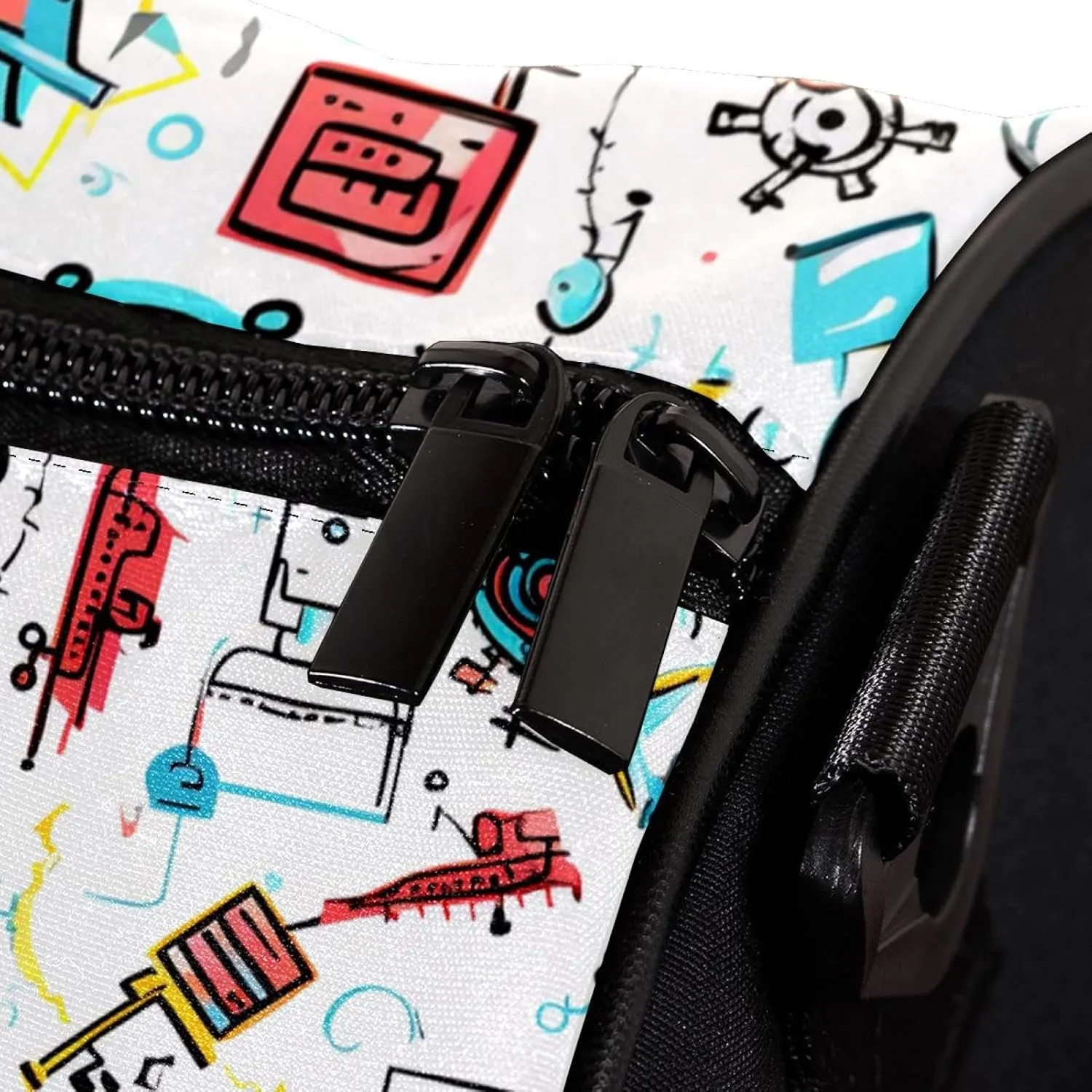 Travel Bag,Mens Gym Bag,Womens Gym Bag,Science and Funny Robots,Sports Bag