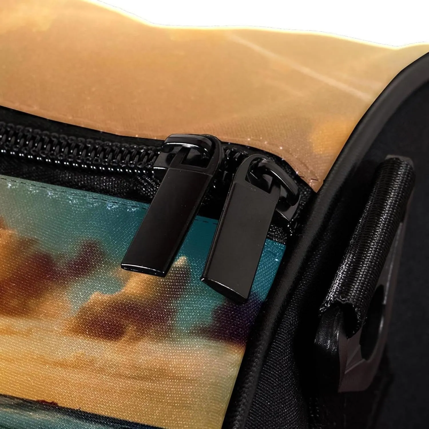 Travel Bag,Mens Gym Bag,Womens Gym Bag,Sea Beach Sunset,Sports Bag