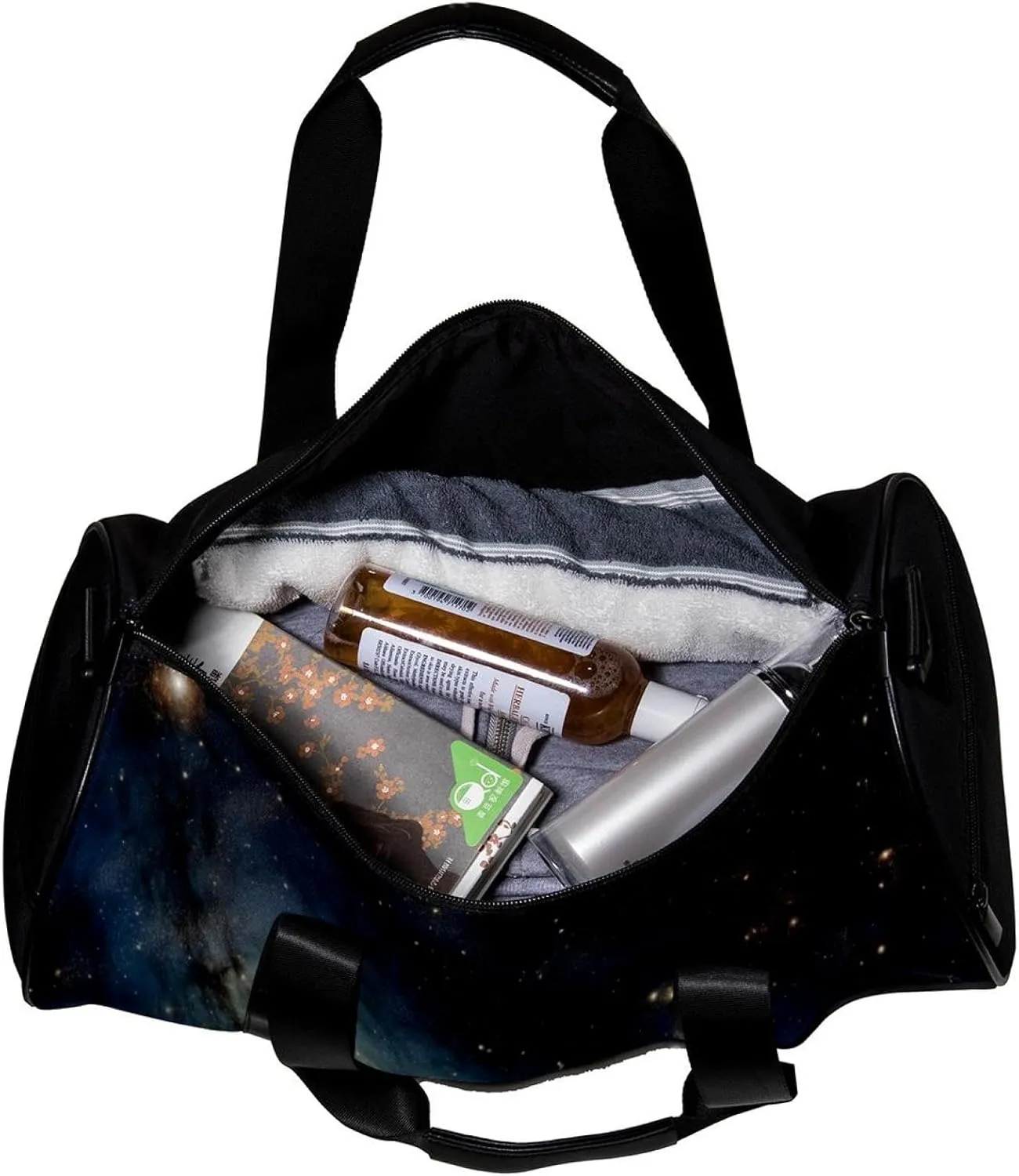 Travel Bag,Mens Gym Bag,Womens Gym Bag,Universe Dream and Sky Planet,Sports Bag