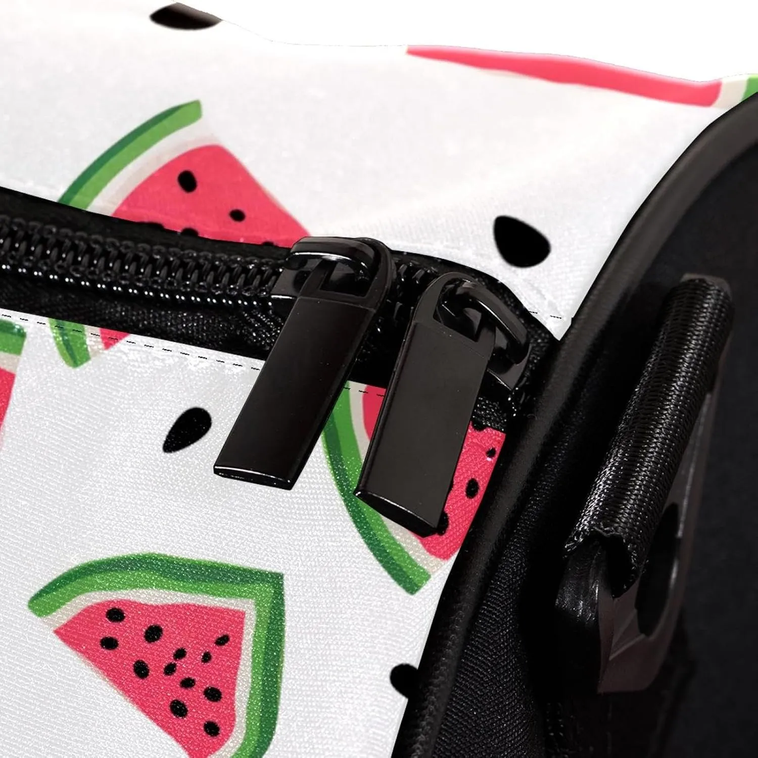 Travel Bag,Mens Gym Bag,Womens Gym Bag,White Background Pink Watermelon,Sports Bag