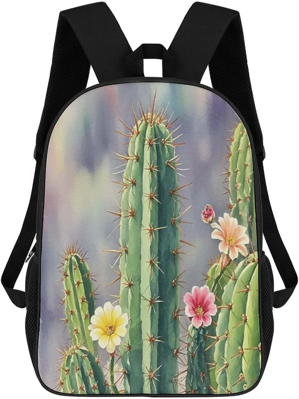 Travel Laptop Backpack Slim Durable Lightweight Back Pack Cute Long Cactus Small Backpack For Women Men