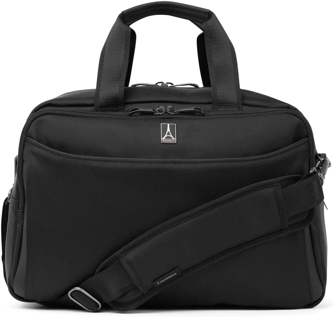 Travelpro Crew Classic Lightweight Softside Luggage, Underseat Travel Tote Bag, Men and Women, Black