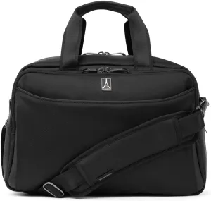 Travelpro Crew Classic Lightweight Softside Luggage, Underseat Travel Tote Bag, Men and Women, Black