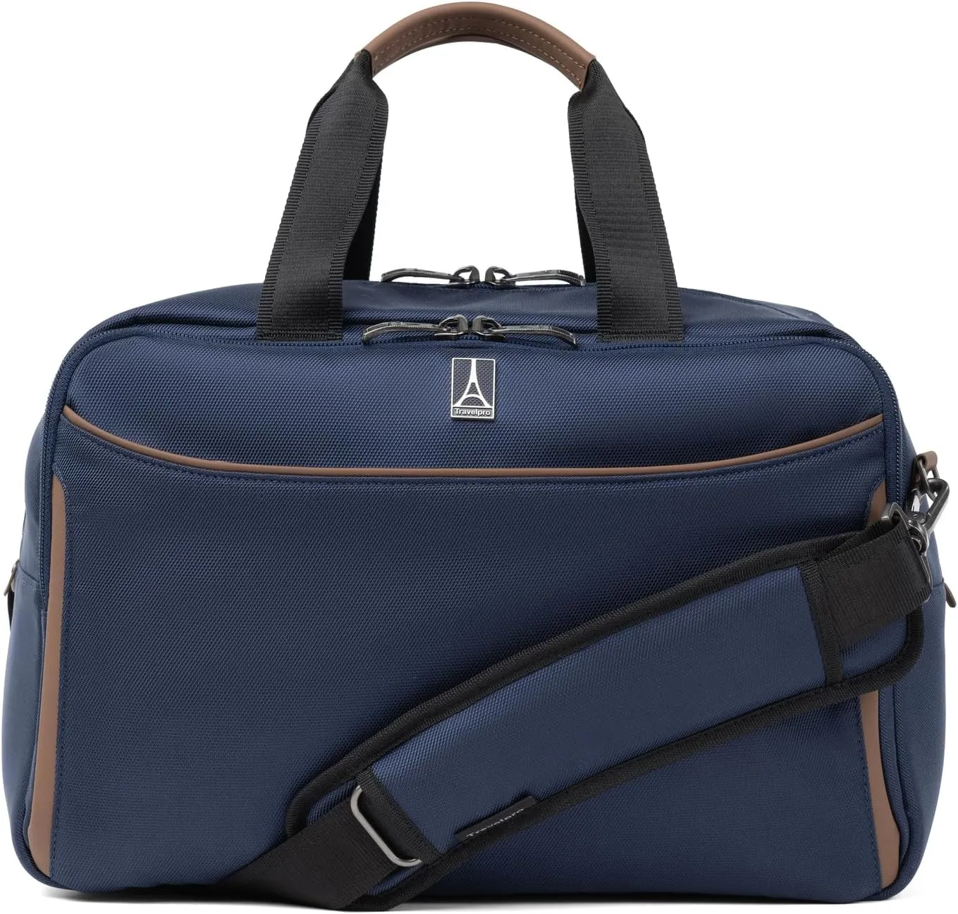 Travelpro Crew Classic Lightweight Softside Luggage, Underseat Travel Tote Bag, Men and Women, Patriot Blue