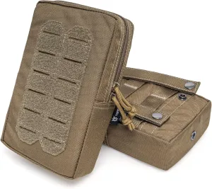 TSPRO Tactical Admin Pouch - Military EDC Utility Organizer for MOLLE Gear, Tool & Accessories