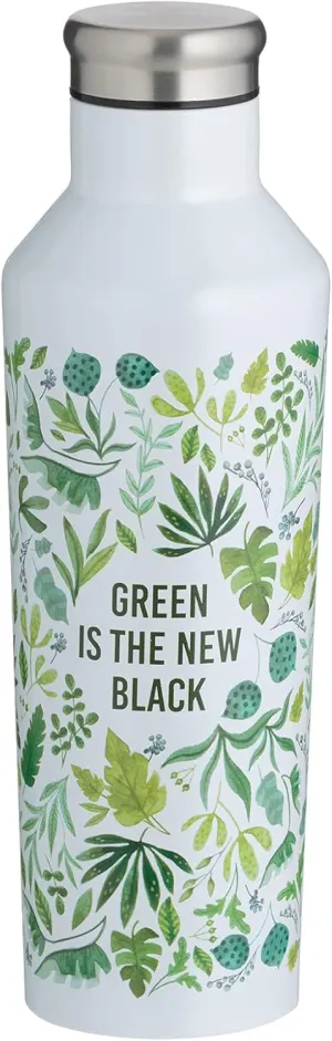 Typhoon PURE Collection | 16.9oz Double Wall Bottle - Green is the New Black