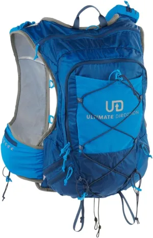 Ultimate Direction Adventure Vest Men's Hydration and Endurance Running Vest, 2L Hydration Bladder Compatible, Upgraded Fit and Finishes, Trekking Pole Loops, GPS Locator Pocket, 2023
