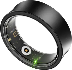 Ultra Light Smart Ring for Women Men -2.5g Fitness Tracker Ring with Heart Rate Monitor, Blood Oxygen, Sleep Tracker, 10ATM Waterproof, Step tracker, 7 Day Battery Life ，iOS/Android Compatible