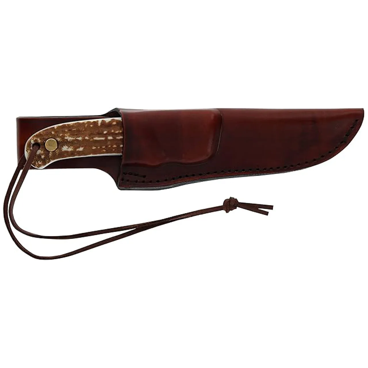 Uncle Henry 1116418 PH1N Next Gen 8.1in High Carbon S.S. Fixed Blade Knife with a 3.6in Clip Point and Staglon