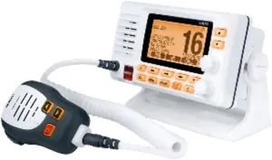 Uniden UM725GBT Marine VHF Radio, All USA, Canada, and Intl. Marine Channels, 1Watt/25Watt Transmit Power, Largest LCD Screen in Class, NOAA Weather Channels, Speaker Mic, GPS Built-in, and Bluetooth