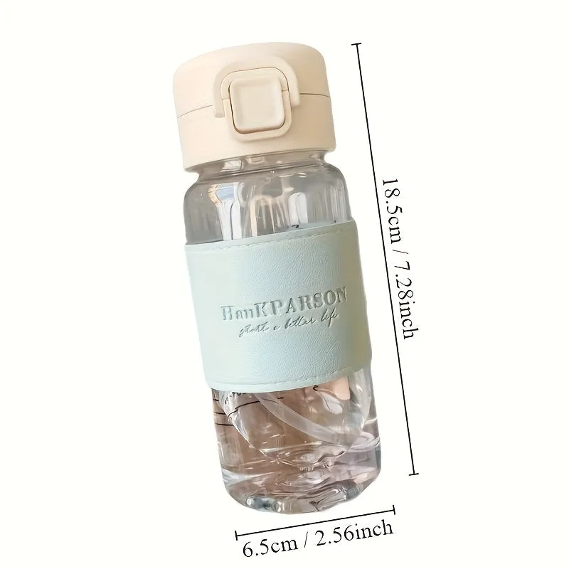 Unisex Outdoor Sports Water Bottle - Heat-Resistant with Straw, Perfect for All!