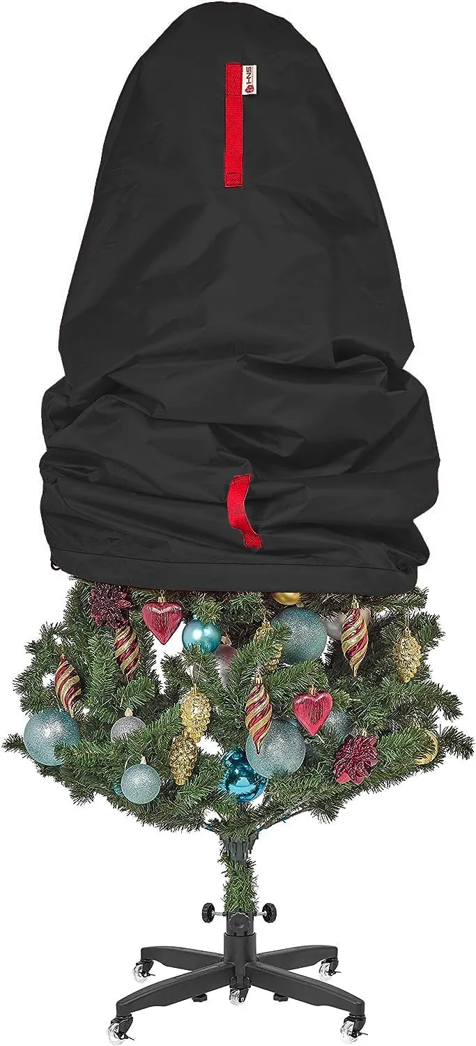 Upright Topiary Tree Storage Bag - Up to 3 ft Tall - Durable, Lightweight, Black