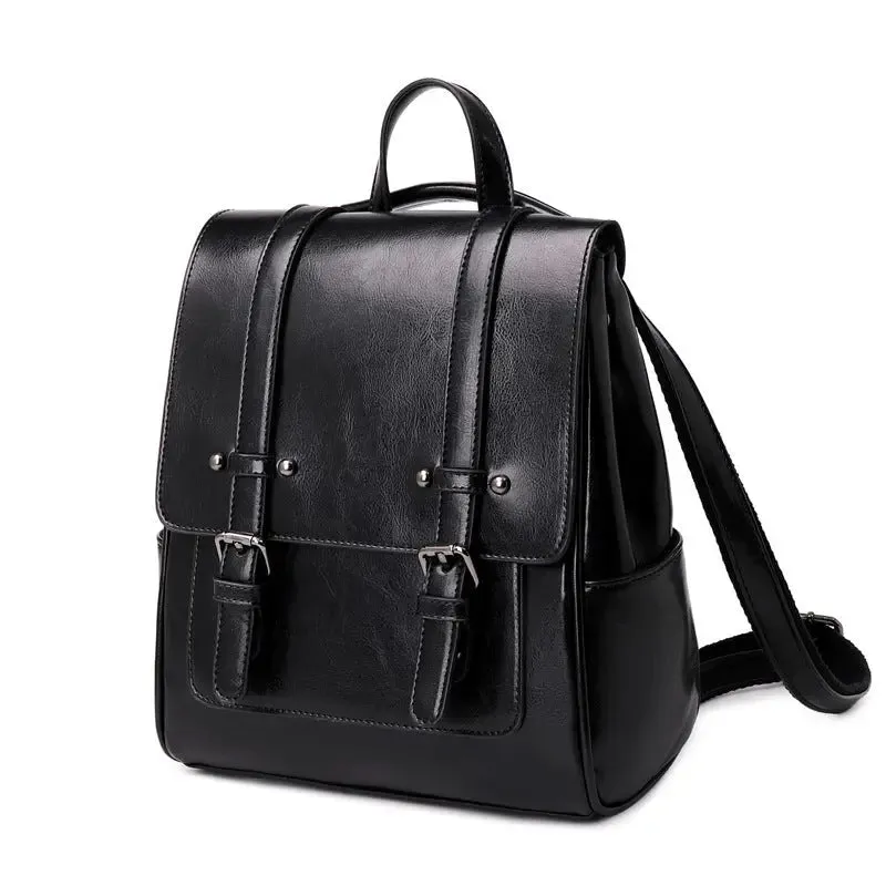 URBAN WAXED LEATHER BACKPACK