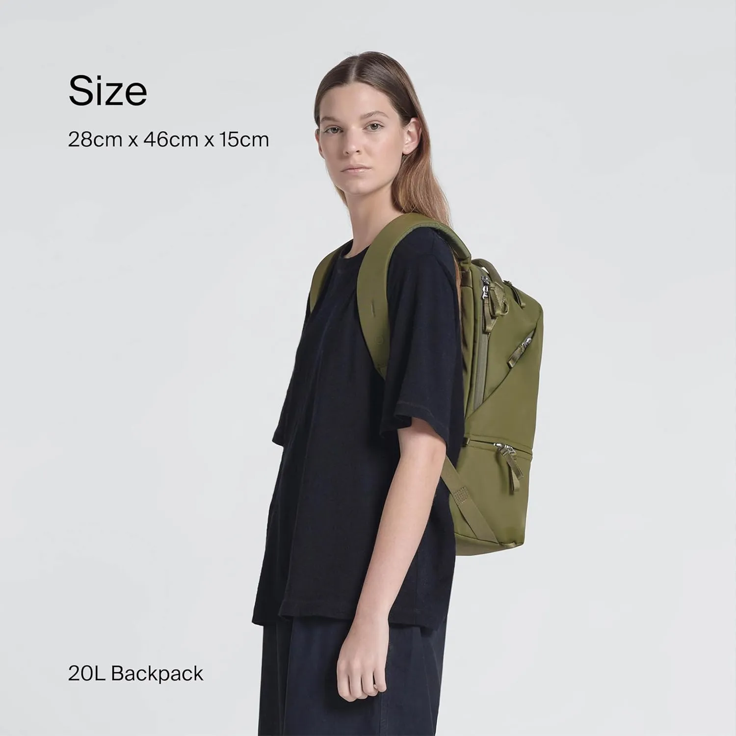 Urth Arkose 20L Backpack – 15” Laptop Bag, Weatherproof   Recycled (Green)