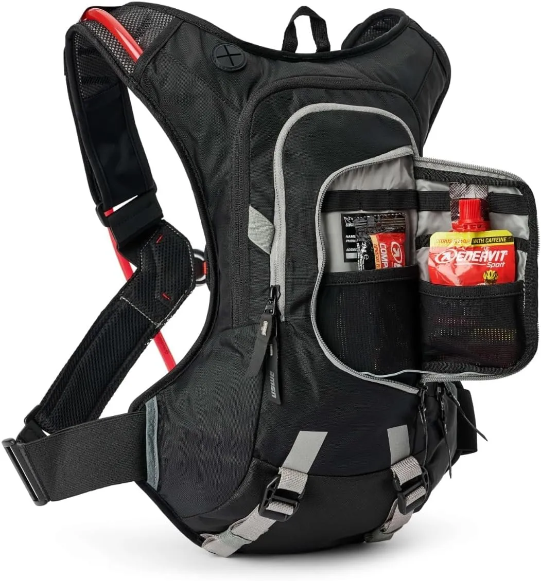USWE Moto Hydro Hydration Pack - with Water Bladder, a High End, Bounce Free Backpack for Enduro and Off-Road Motorcycle