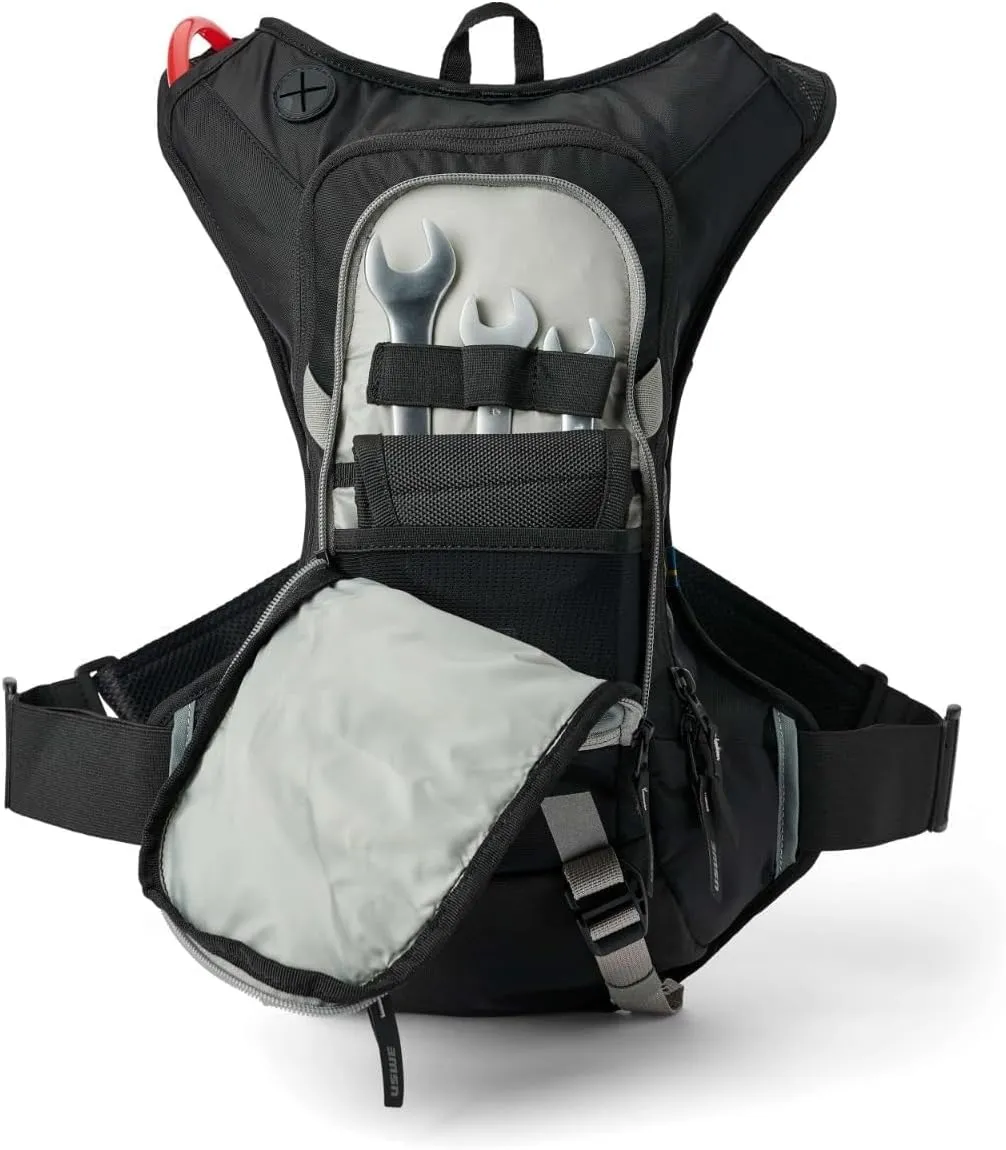 USWE Moto Hydro Hydration Pack - with Water Bladder, a High End, Bounce Free Backpack for Enduro and Off-Road Motorcycle