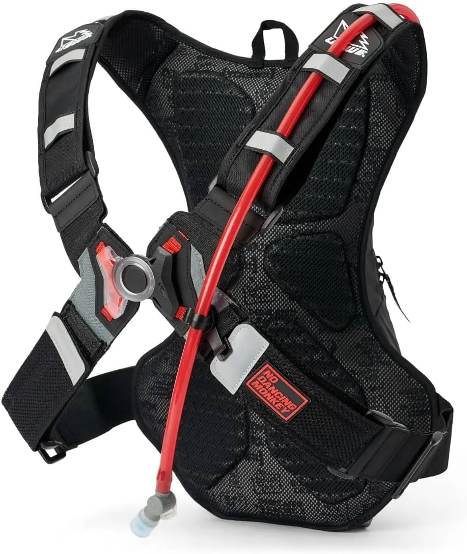 USWE Moto Hydro Hydration Pack - with Water Bladder, a High End, Bounce Free Backpack for Enduro and Off-Road Motorcycle