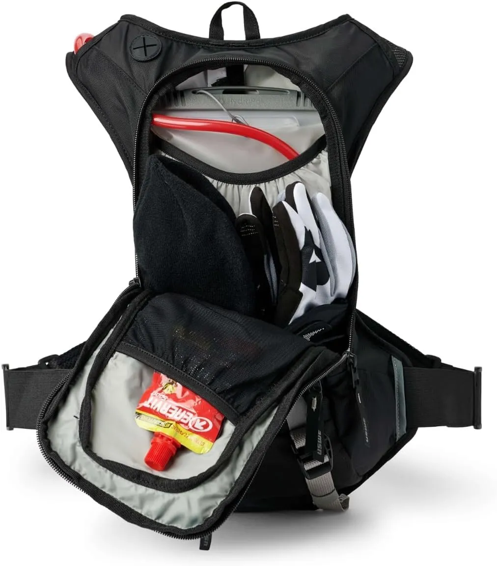 USWE Moto Hydro Hydration Pack - with Water Bladder, a High End, Bounce Free Backpack for Enduro and Off-Road Motorcycle