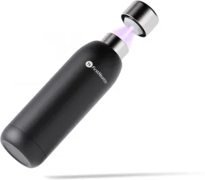UV Self Cleaning and Water Purifying Bottle -18 Ounce Insulated Rechargeable Stainless-Steel Tumbler, Reusable, Kills 99.9% of Germs, Bacteria. Keeps Hot for 12-HR or Cold for 24-HR