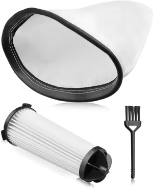 Vacuum HEPA Cloth Bag Liner＆Filter Compatible with Hoover Backpack Vacuum Cleaner C2401 Royal RY4000 RY4001 Replace 2KE2105000 2KE2110000 2-KE2110-000, Vacuum Cleaner Bag＆Backpack Filter with Brush