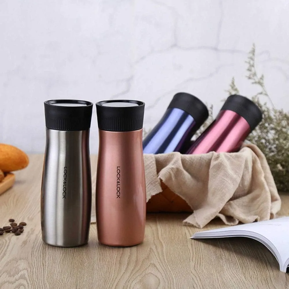 Vacuum Stainless Steel Inner Liner Stainless Steel Vacuum Flask Student Cup Business Office Tea Cup Couple Cup Thickened Cold Cup Outdoor Leakproof Water Cup (Color : Red) (Purple)