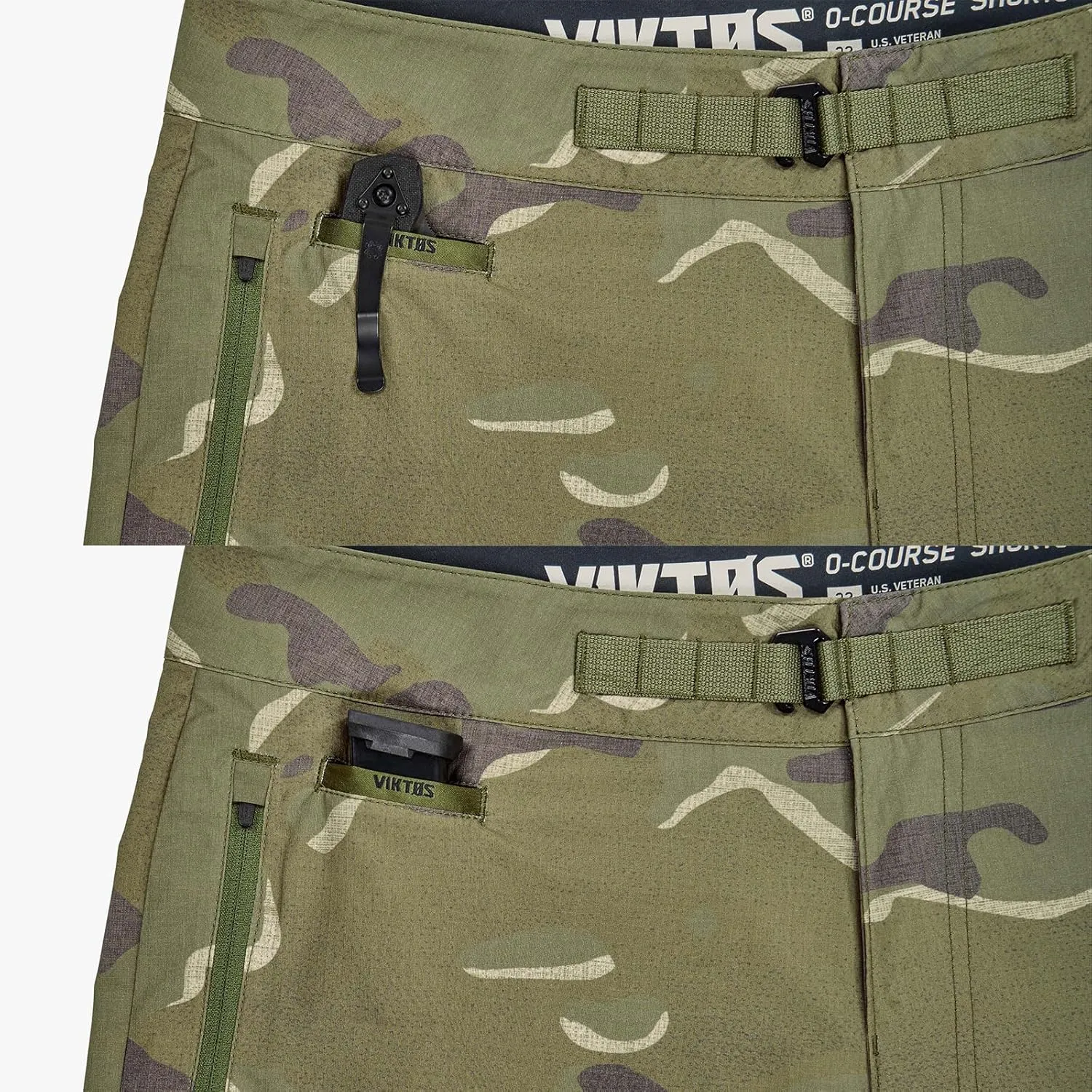 VIKTOS Men's Ocourse Hybrid Durable Quick-Drying Lightweight UPF 50  Ripstop Stretch Tactical Shorts with Multiple Pockets