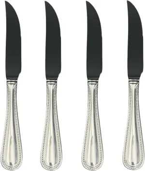 Wallace Continental Bead 18/10 Stainless Steel Steak Knife (Set of Four)