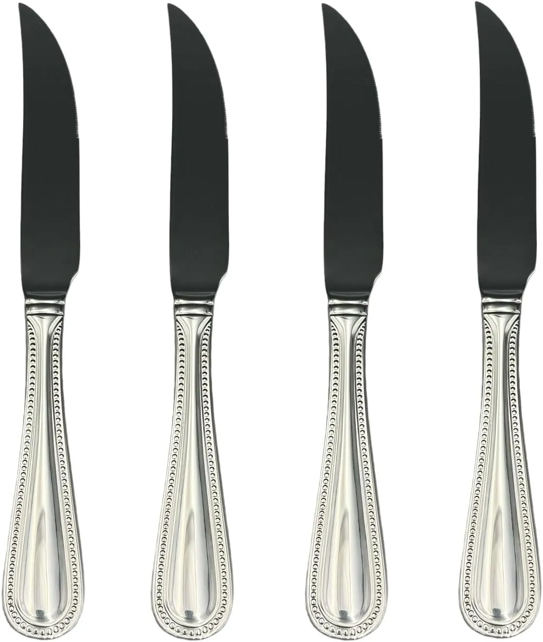 Wallace Continental Bead 18/10 Stainless Steel Steak Knife (Set of Four)
