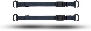 WANDRD Premium Accessory Straps: Durable 1" Backpack Straps with Secure Magnetic Buckle, Custom Metal Gatekeepers & Reflective Logo – Perfect for Securing Gear to Any Backpack (2-Pack)