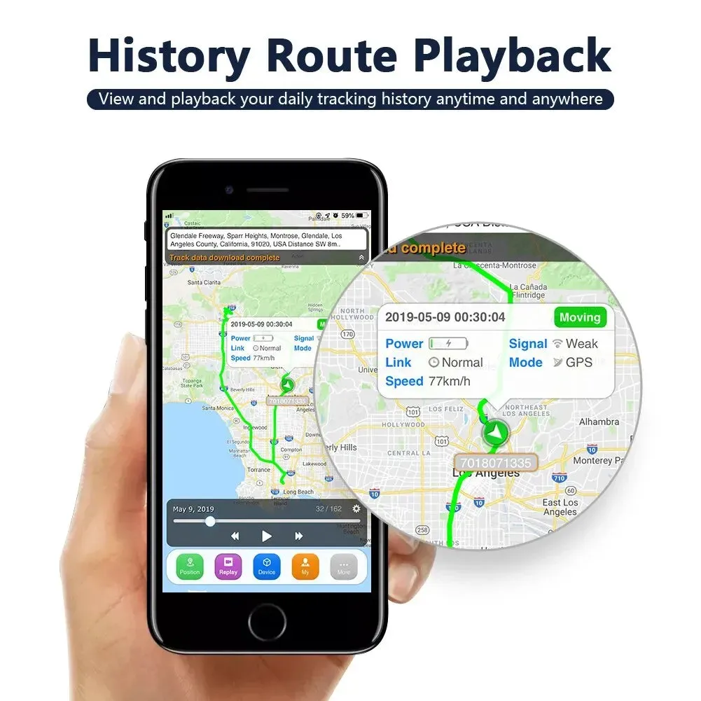 Waterproof Gps Tracker for Vehicles Real Time Locator