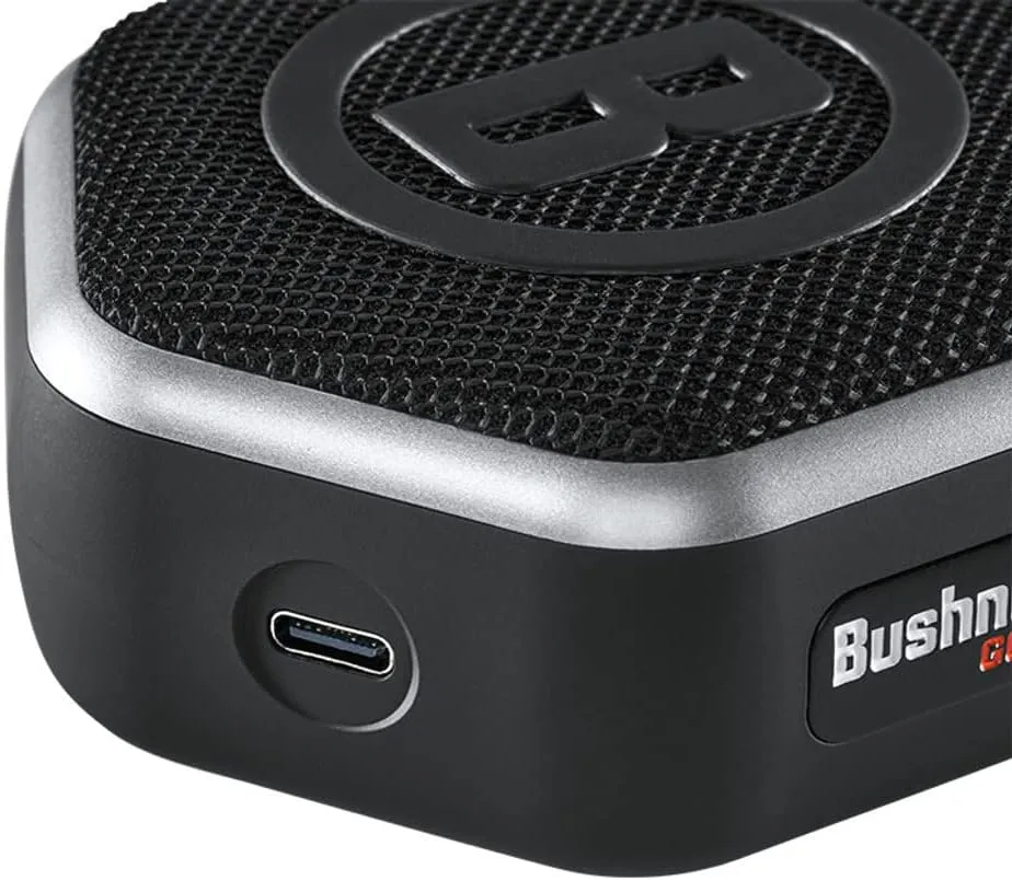 Wearable4U - Bushnell Wingman Mini Black/Silver GPS Bluetooth Speaker with Cleaning Cloth and Wall/Car Chargers Bundle