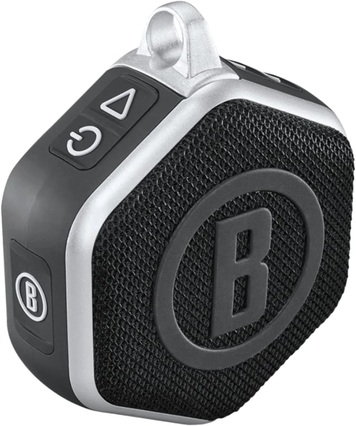 Wearable4U - Bushnell Wingman Mini Black/Silver GPS Bluetooth Speaker with Cleaning Cloth and Wall/Car Chargers Bundle