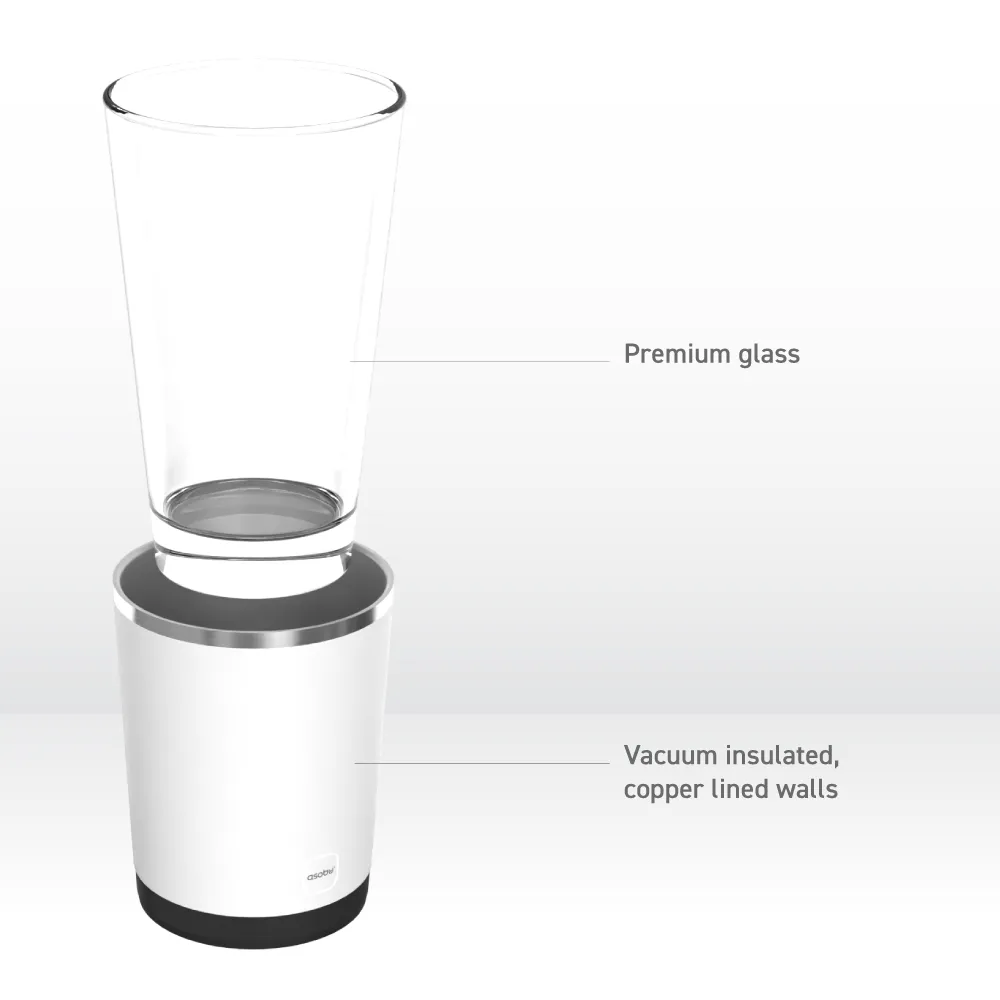 White Insulated Beer Sleeve