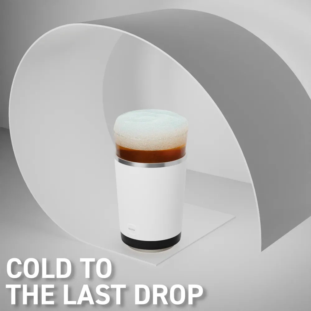 White Insulated Beer Sleeve