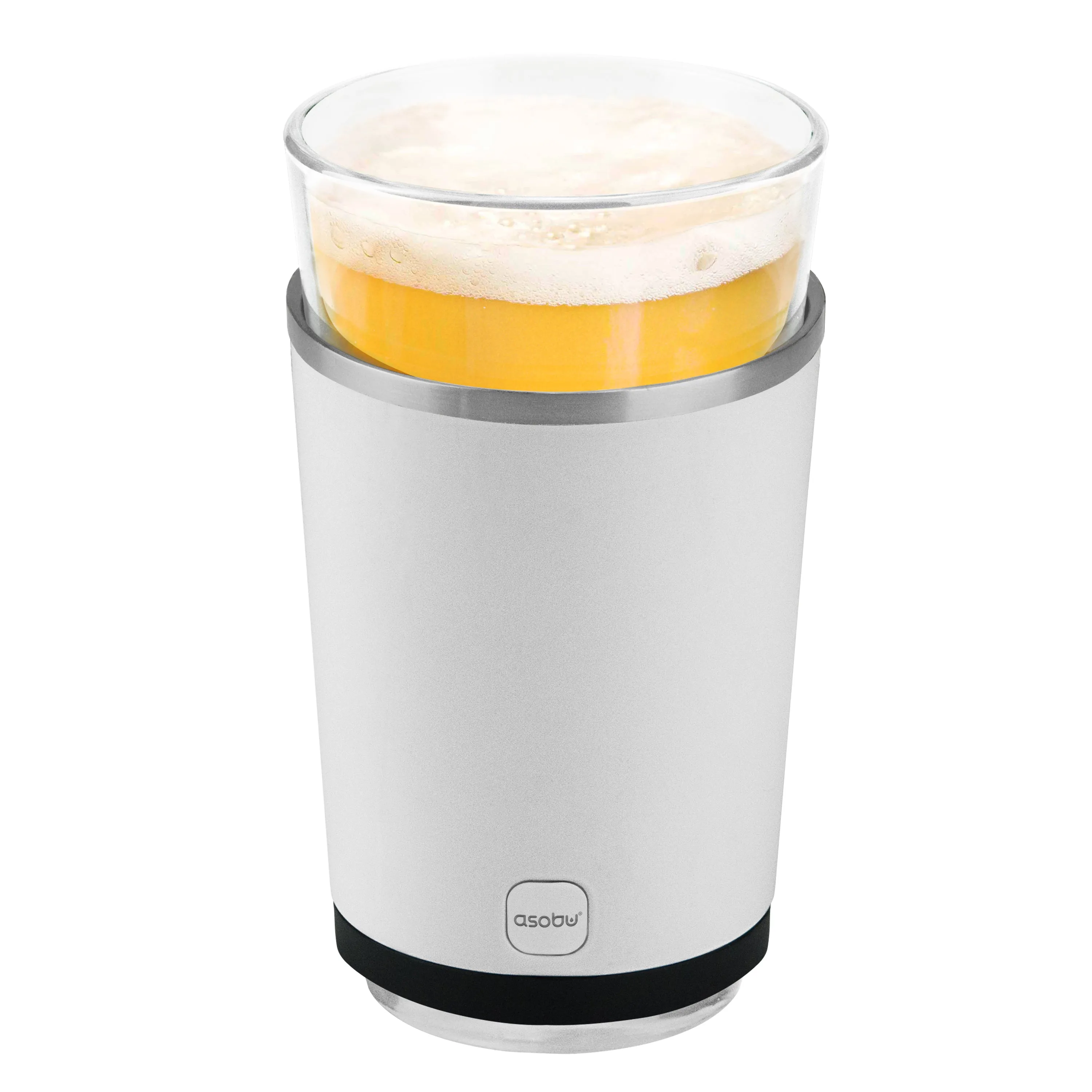 White Insulated Beer Sleeve