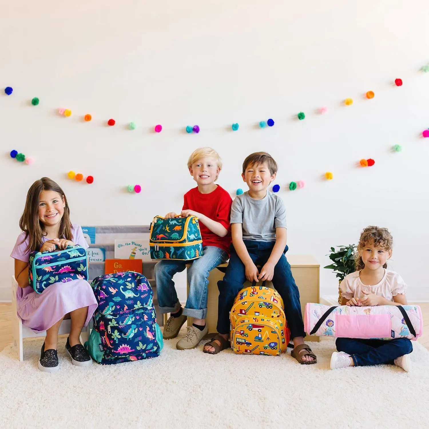 Wildkin 15-inch Kids Backpack – Durable, Padded, Adjustable for School & Travel - Rad Roller Skates