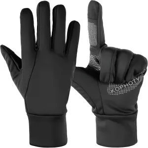 Winter Gloves Men Women Touch Screen Warm Gloves Water Resistant Windproof Thermal Gloves for Driving Running Cycling Texting