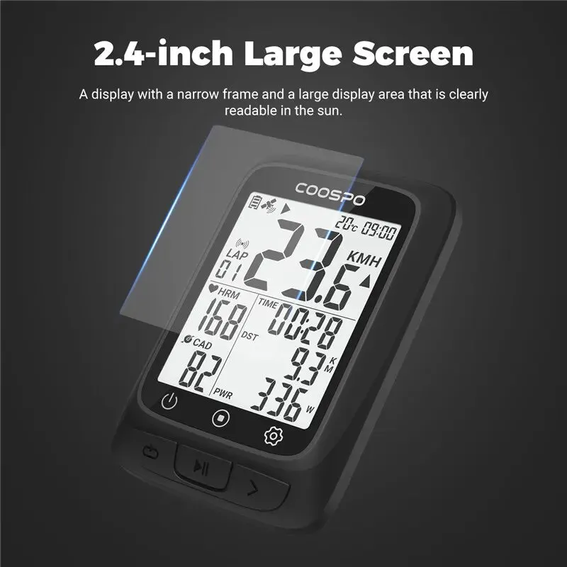 Wireless Bike Gps Odometer Speedometer 2.4 Tooth5.0 Ant Waterproof