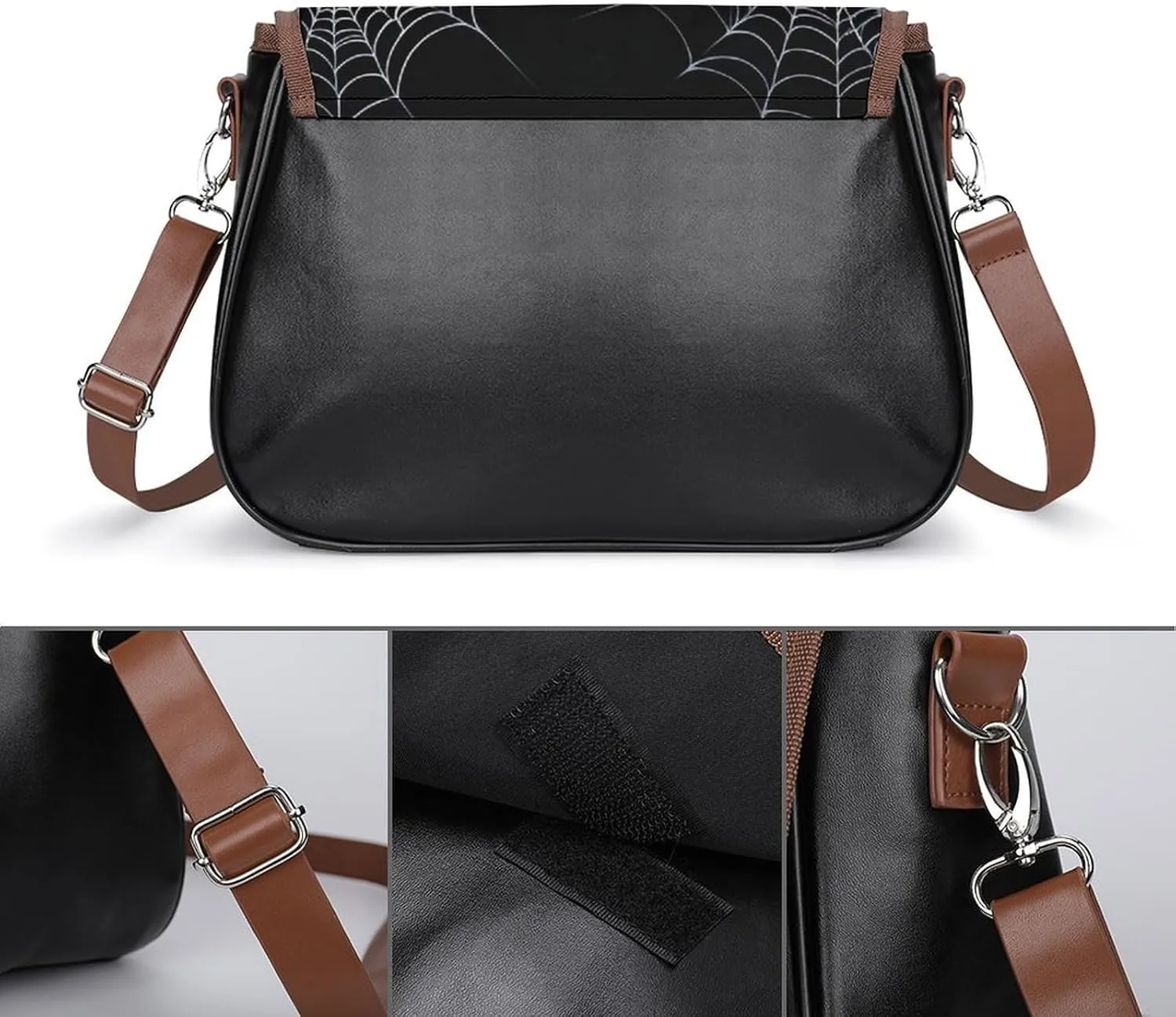 Womens Crossbody Purse Lightweight PU Leather Shoulder Bag Waterproof Messenger Bags