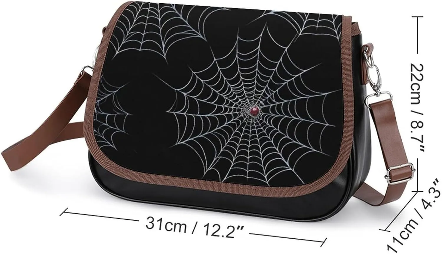 Womens Crossbody Purse Lightweight PU Leather Shoulder Bag Waterproof Messenger Bags