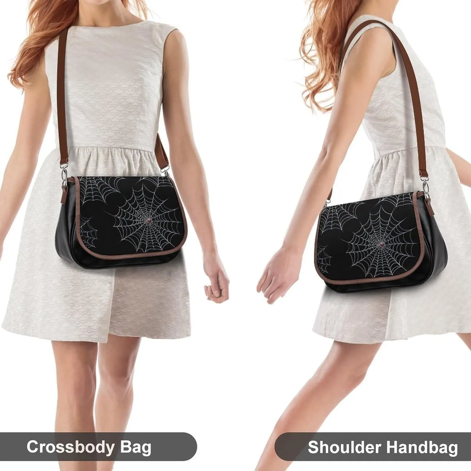Womens Crossbody Purse Lightweight PU Leather Shoulder Bag Waterproof Messenger Bags