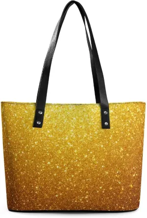 Women's Elegant Leather Handbag Unisex Leather Tote Bag Lightweight Handbag