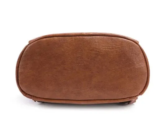 Women's Leather Backpack | Anti-Theft Design