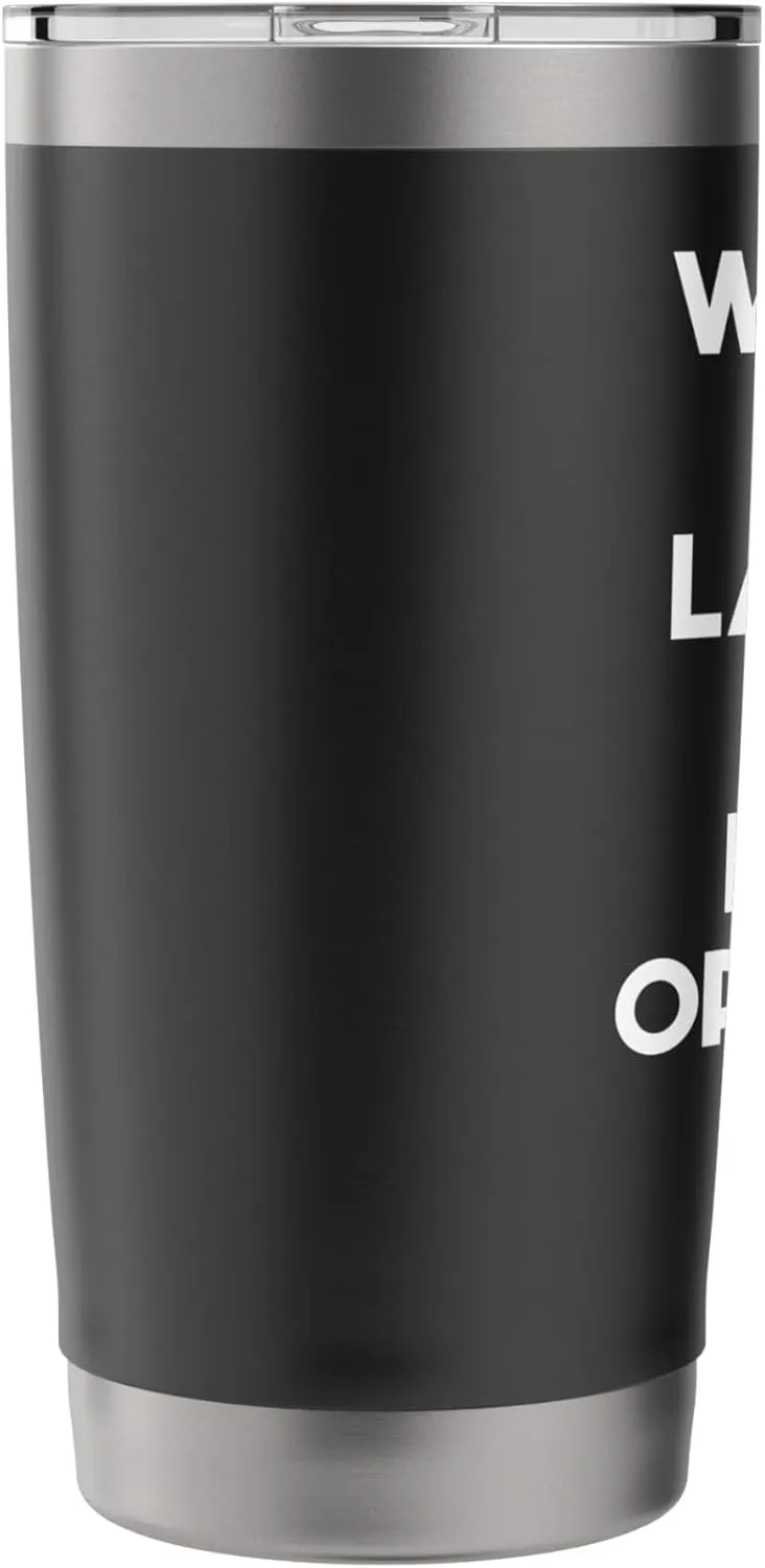 World's Best Laundry Bag Punch Operator Stainless Steel Insulated Tumbler