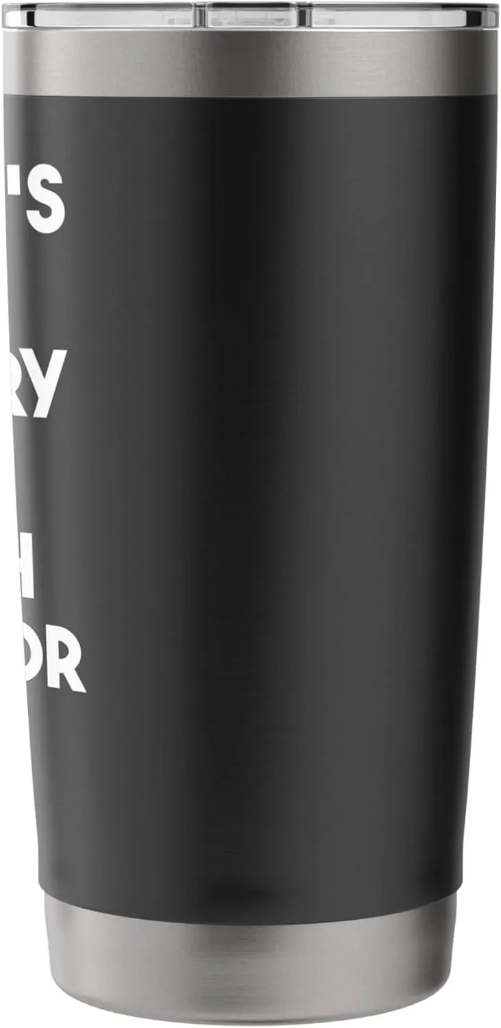 World's Best Laundry Bag Punch Operator Stainless Steel Insulated Tumbler