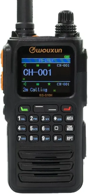 Wouxun KG-Q10H Quad Band Handheld Amateur Radio (Black)