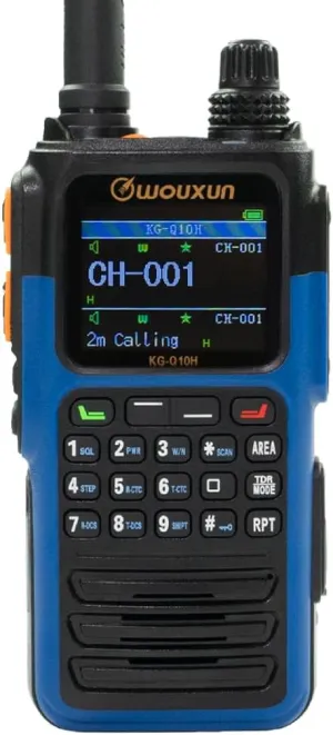 Wouxun KG-Q10H Quad Band Handheld Amateur Radio (Blue)