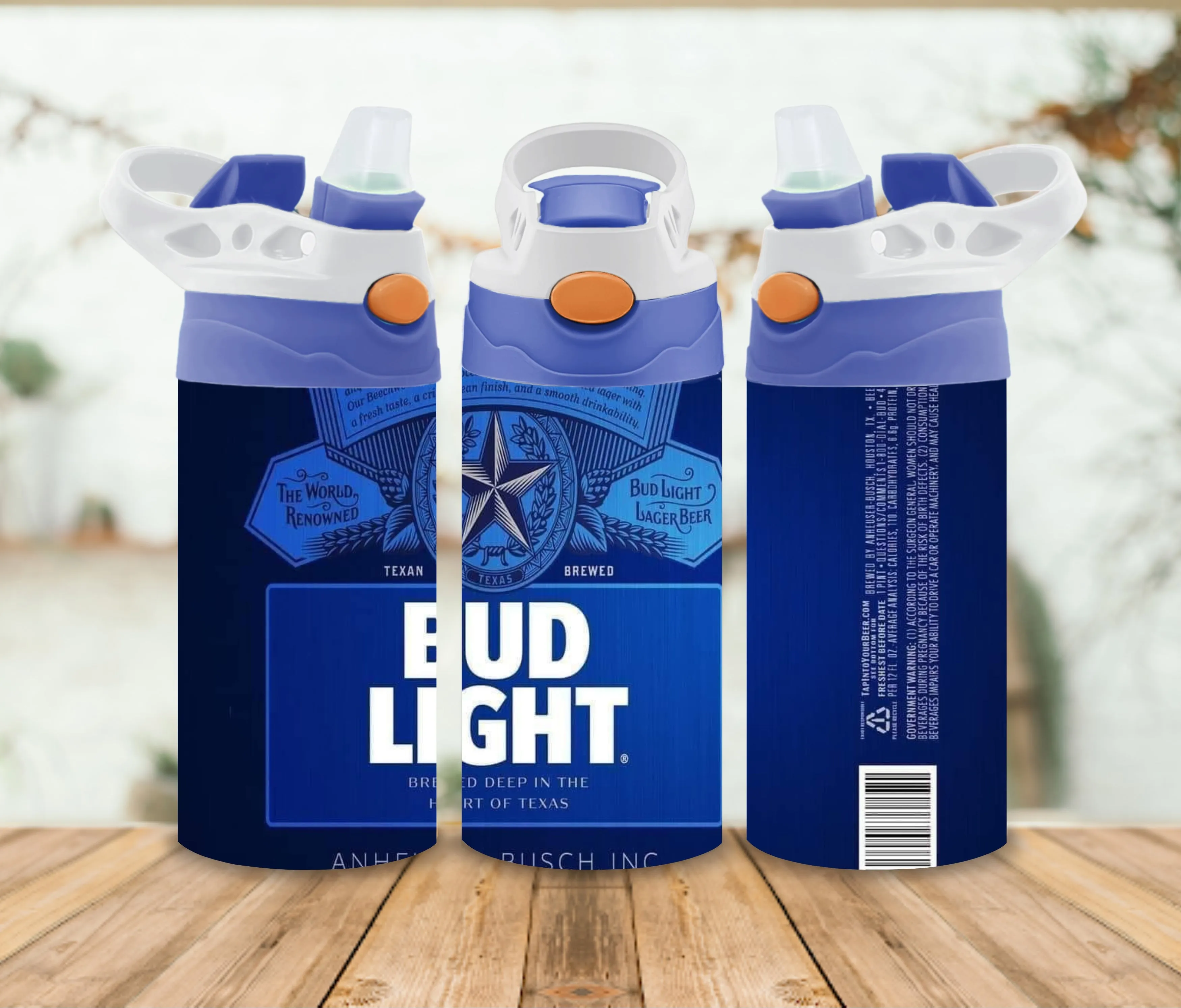 WS Completed Alcoholic Beverage Kids Sippy or Waterbottle