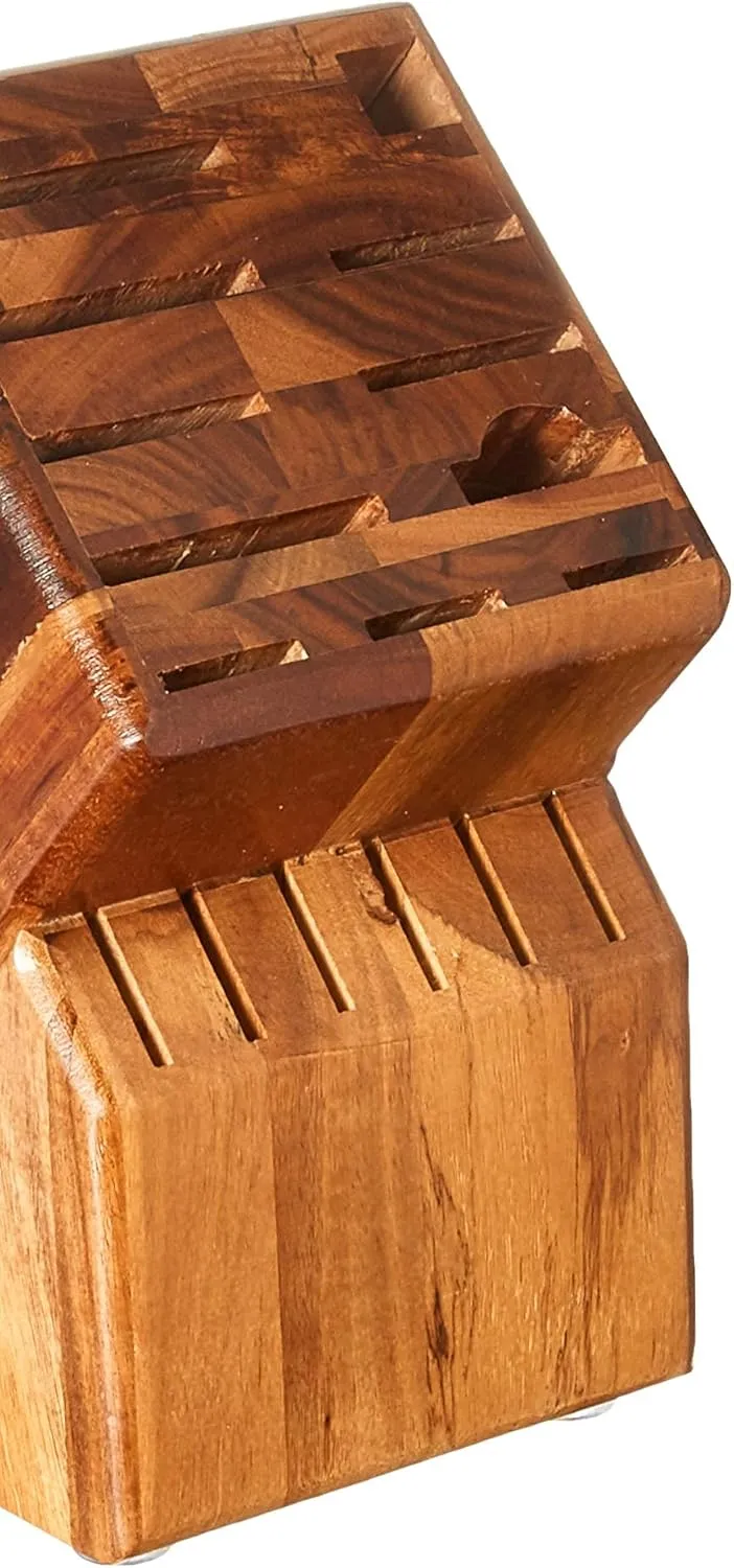 WÜSTHOF 17-Slot Acacia Knife Storage Block